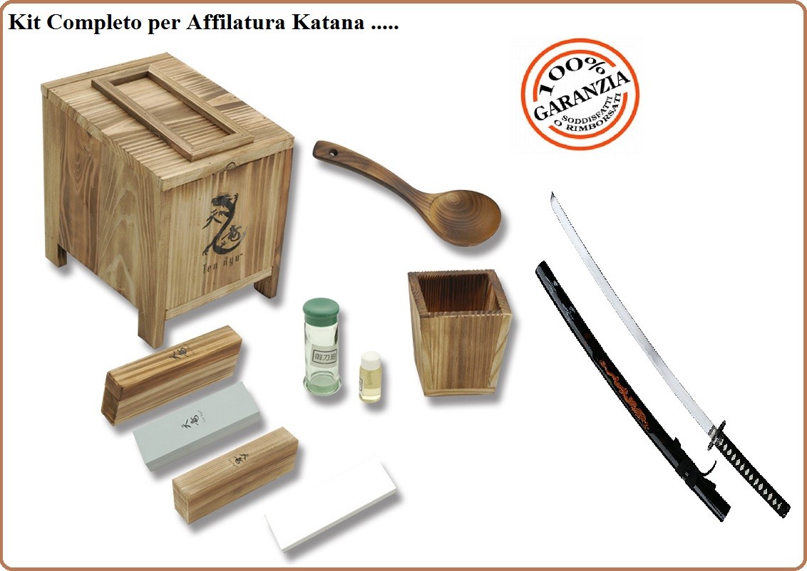 Kit Professionale per Affilatura Katana Tanto .. Sword Sharpening Kit