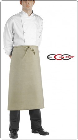 Grembiule Francese Lungo Cuoco Chef Banconiere Barista Ego Chef Italia Tea Mix Art.6107069C