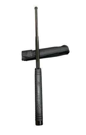 Manganello Baton Estensibile Police Nero 50 cm  Difesa Personale Autodifesa AFG Art. T0090