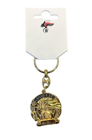 Porta Chiavi Portachiavi Carabinieri Forma Placca Tesserino Oro Idea Regalo Prodotto Ufficiale Giemme Art. CC612