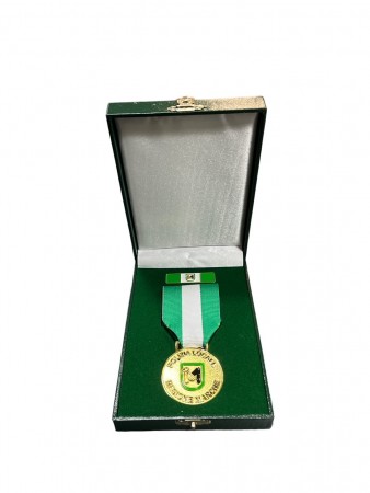 Set Medaglia + Nastrino Cofanetto Polizia Locale Regione Marche  Art. PK-MED-PL