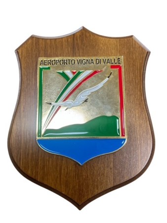 Crest Quadretto Aeronautica militare Aeroporto Vigna di Valle  Ufficiale Giemme cm. 24 x 18 Art. AM0100P1057