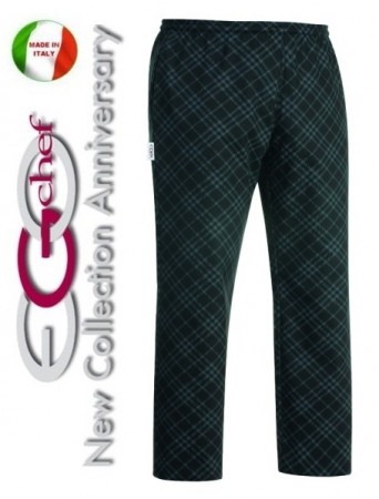 Pantalone Pants Hose Culisse Cuoco Chef Professionale Ego Chef Italia Iron Art.3502130A