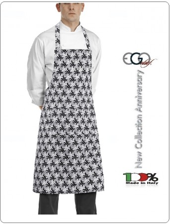 Grembiule Cucina Pettorina con Tascone cm 90x70 Geko Art. 6103132A