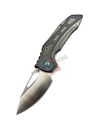 Coltellino  Serramanico Tascabile Assistito, Third , serie Thunder.  Art. TH-K0821BK