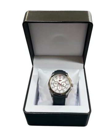 Orologio Cronografo Quadrante Bianco Fiamma Carabinieri Prodotto Ufficiale Art. CC2047