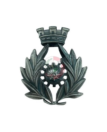 Fregio Basco Metallo Servizi Tecnici  E.I. Esercito Italiano  Art. NSD-F-20