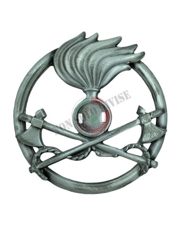 Fregio Basco Militare Metallo Genio Pionieri  Esercito Italiano Art.NSD-F-45