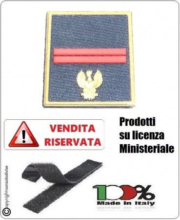 Gradi Plastificati Nuovo Modello 2019  Polo Giacca Giubbino Polizia di Stato PS con Velcro Assistente Art.V-PS-3