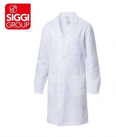 Camice uomo  Siggi Laboratorio Cotone Scuola Medicale Dottore Chimica CE 100%  offerta Fine Serie Art. 21CA06221/00-0014