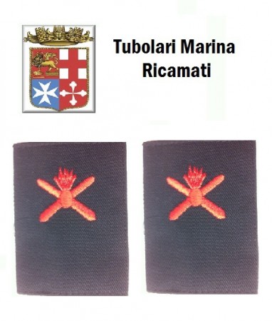 Gradi Tubolari Ricamati Marina Militare Italiana Armaiolo  Art.MM-3