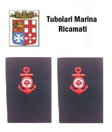 Gradi Tubolari Ricamati Marina Militare Italiana Infermiere Art.MM-5