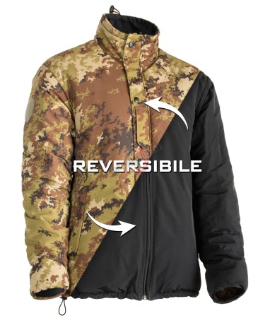 Giacca Vegetata + Verde Reversibile OPENLAND Esercito Art. OPT-LRJCK 02