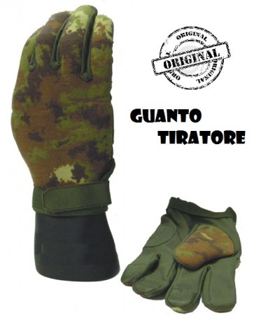 Guanto Vegetato In Neoprene Per Tiratori - Sniper - Esercito Art.EU430