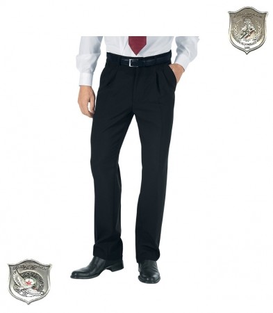 Pantalone Estivo Professionale Nero Facile Stiro per GPG IPS Guardie Giurate Vigilanza  Giblor's Art. GPG-90