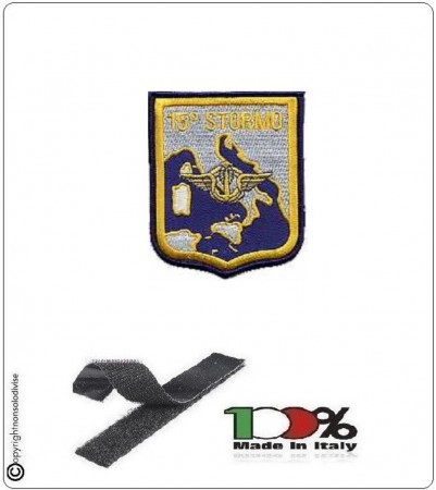 Patch Toppa Ricamata 15° Stormo Aeronautica Militare Art.EU110