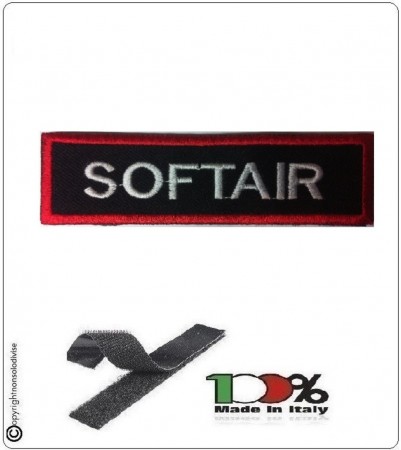 Patch Toppa Lineare Ricamata con Velcro CC  Soft Air Art.NSD-R2