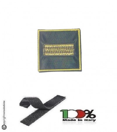 Gradi Velcro per Polo e Tuta OP Guardia di Finanza  Maresciallo Ordinario GDF 6x6 Art.GDF-OP8