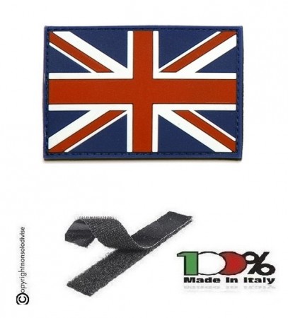 Patch 3D Gommata con Velcro 3D PVC Bandiera Inghilterra  Art. 444110-3518