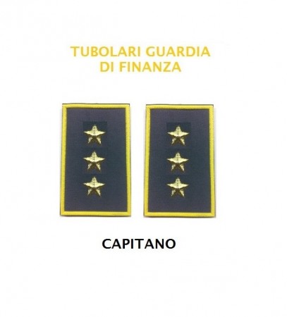 Gradi Tubolari Coppia Guardia di Finanza Capitano  Art. GDF-T15