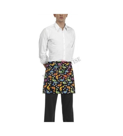 Grembiule Falda Banconiere Con Tascone Dino cm 40x70 Ego Chef Italia Art. 6100133A