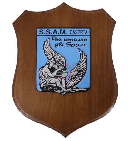 Crest Quadretto Aeronautica S.S.A.M Caserta  Prodotto Ufficiale Art. AMSS01