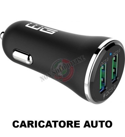 Caricatore per Auto WG 2xUSB QC3 Specifico Per Dissuasori Autodifesa UZ0 Art. USB-A  