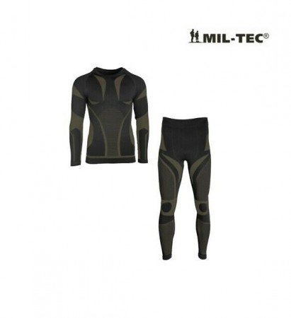 Completo Intimo Termico Traspirante Militare Civile Maglia + Pantaloni Mil-Tec  Art. 11225002