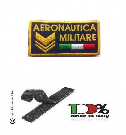 Gradi Velcro Aeronautica Militare Sergente Maggiore Art.AE-03