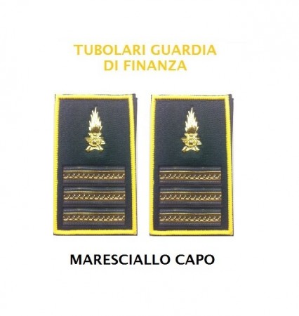 Gradi Tubolari Coppia Guardia di Finanza Maresciallo Capo Art. GDF-T8