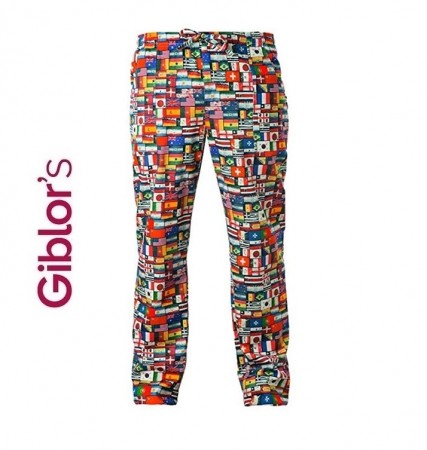 Pantaloni Cuoco Chef Medicale Alan  Giblor's  Italia Art. 16P08P334-B  