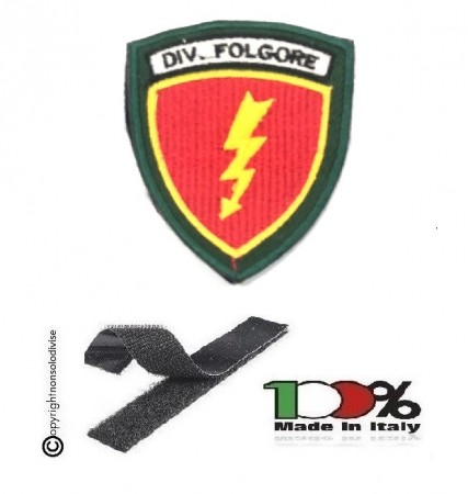 Patch Scudetto Toppa con Velcro Divisione Folgore   Art.DIV-69  