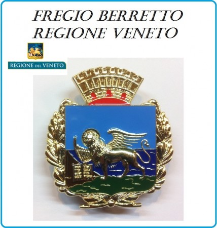 Fregio Berretto Ordinanza Regione Veneto Polizia Locale  Art.PL-03