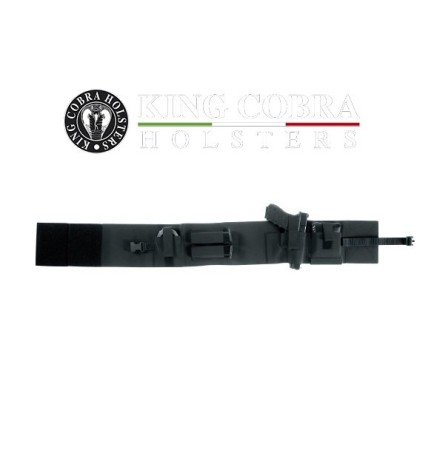 Fascia Elastica Multitasche con Fondina In Borghese per Pistola e Accessori  Porto Occulto King Kobra Italia Art. KC-19195