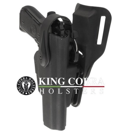 Fondina Polimero Professionale ULTOR L2 King Kobra Polizia Carabinieri Guardie Giurate GPG IPS Art. KC-355200B