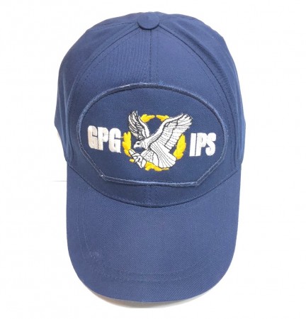 Berretto Baseball Guardie Giurate GPG IPS Incaricato di Pubblico Servizio con Scritta e Logo Ricamato Aquila Art.NSD-GG-GPG