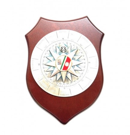 Crest Rosa Dei Venti Marina Militare Italiana Prodotto Ufficiale Art. 914-R-M