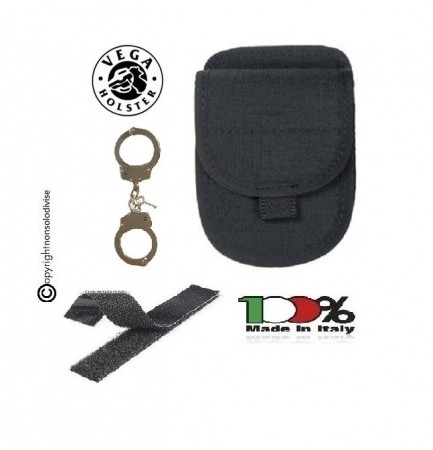Porta Manette Con Velcro Cordura Vega Holster Italia Polizia Carabinieri GPG IPS Art. 2VS25