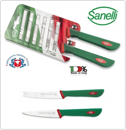 Linea Premana Professional Knife Blister Agrumi 11 cm Spilucchino 10 cm Sanelli Italia Art. 603602
