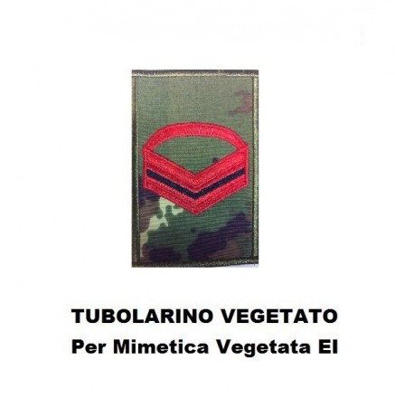 Gradi Tubolarini Vegetati Esercito Italiano Caporale  Scelto  Art.TUB-CMS