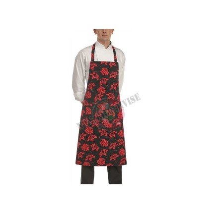 Grembiule Cucina Pettorina con Tascone cm 90x70 IBISCUS Ego Chef Italia Art. 6103140A