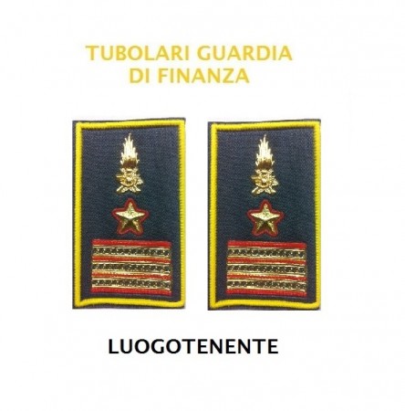 Gradi Tubolari Coppia Guardia di Finanza Maresciallo Luogotenente Art. GDF-T10