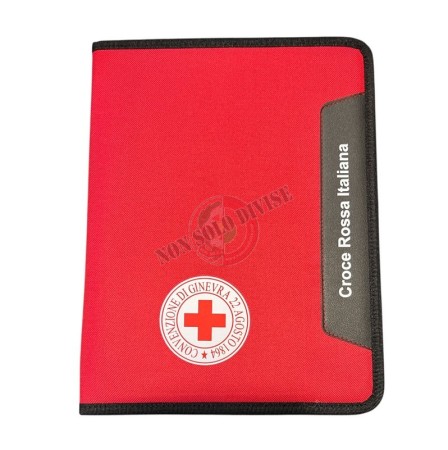 Porta Blocco Portablocco Pattuglia Croce Rossa Italiana  CRI  New Art. NSD-CRI-C