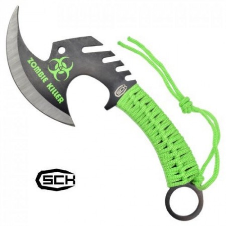 Ascia da Lancio Paracord Sul Manico e Fondina Collezione SCK Art. CW-5100