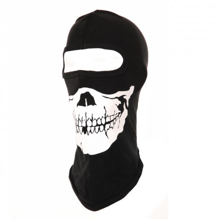 Mefisto Balaclava Passamontagna Sotto Casco Nero Teschio Cotone Art. 214286