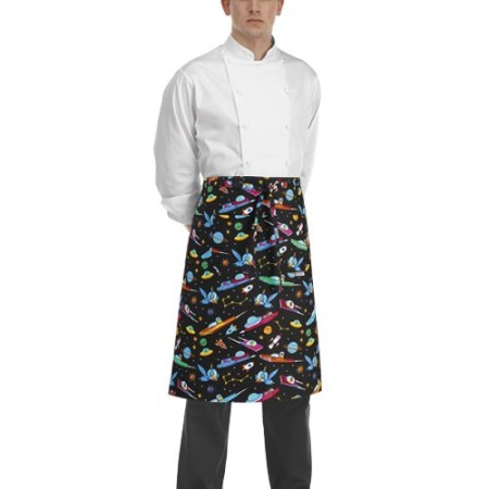Grembiule Falda Vita Con Tascone Space Spazio cm 70x70 Ego Chef Italia Art. 6101160A
