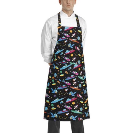 Grembiule Cucina Pettorina con Tascone cm 90x70 Space Spazio Art. 6103160A