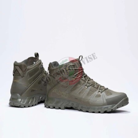 Anfibio Scarponcino AKU Selvatica Tactical Mid GTX GORE-TEX®  VERDE Art. SELVATICA-VERDE