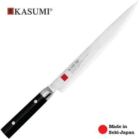 Coltello Professionale Giapponese Damasco 32 Strati KASUMI Filettare - Chef con lama da 24 Cm Art. 86024