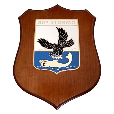 Crest Aeronautica Militare Italiana 30° Stormo Prodotto Ufficiale  Art. AM0100P30ST